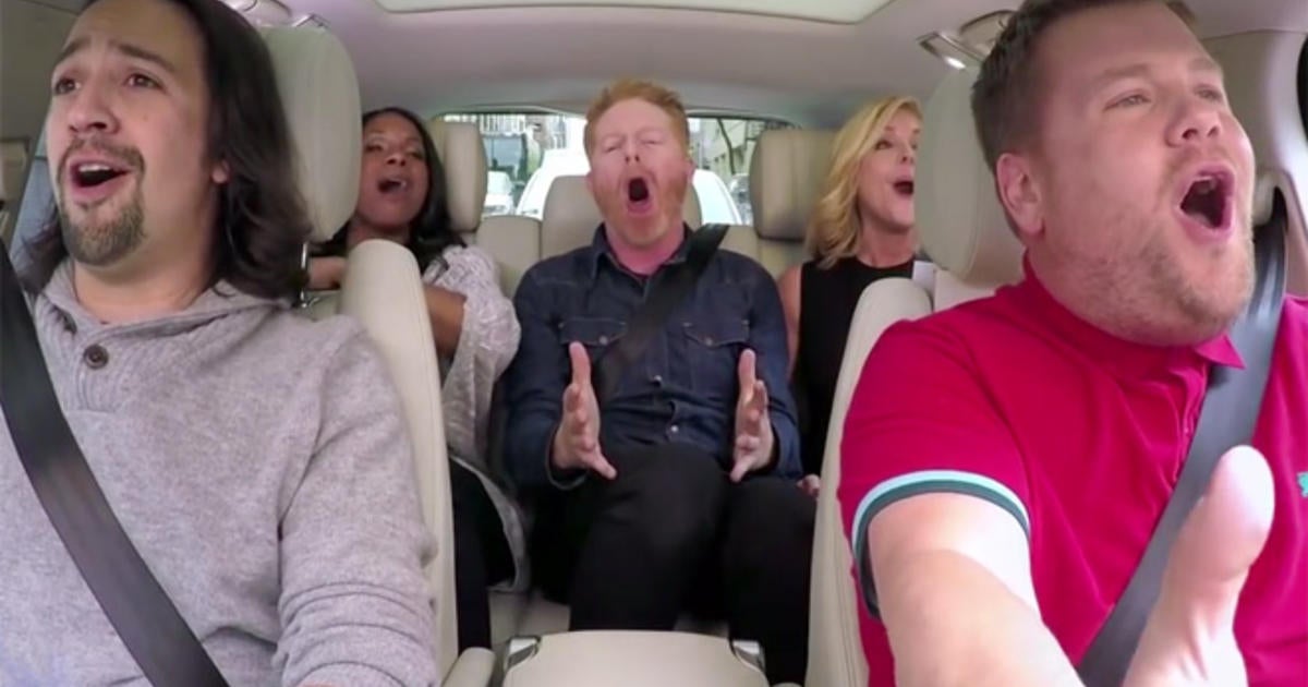 James Corden Brings Carpool Karaoke To Broadway Cbs News