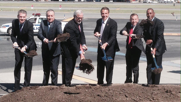 LaGuardia Airport Overhaul Groundbreaking Ceremony 