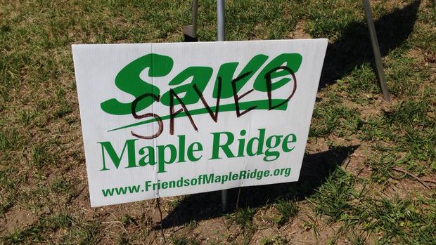 Maple ridge saved 