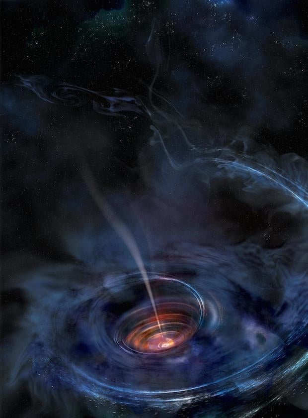 ポーラー 2MANTENTS BLACKHOLE Sleeping black hole awakens to devour doomed star - CBS News