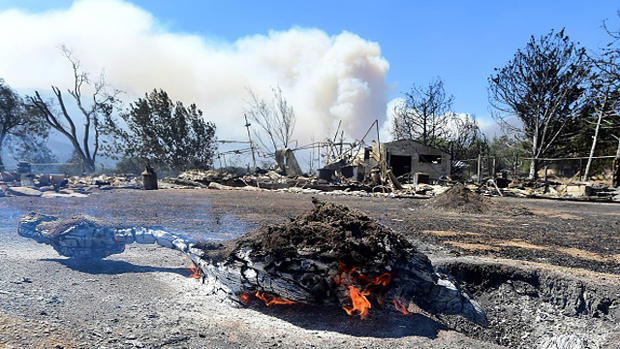Kern County Wildfire Devastation 