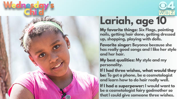 Lariah Wednesday's Child 