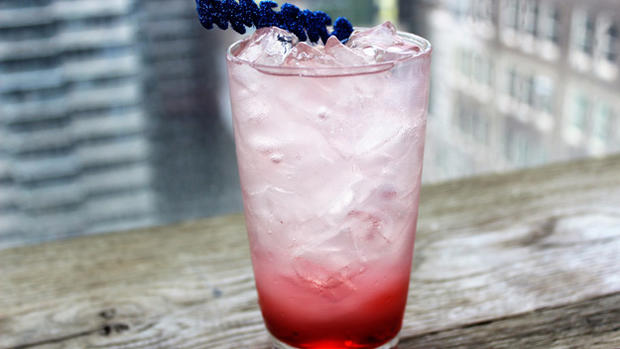 Red White and Blueberry Cocktail 2 