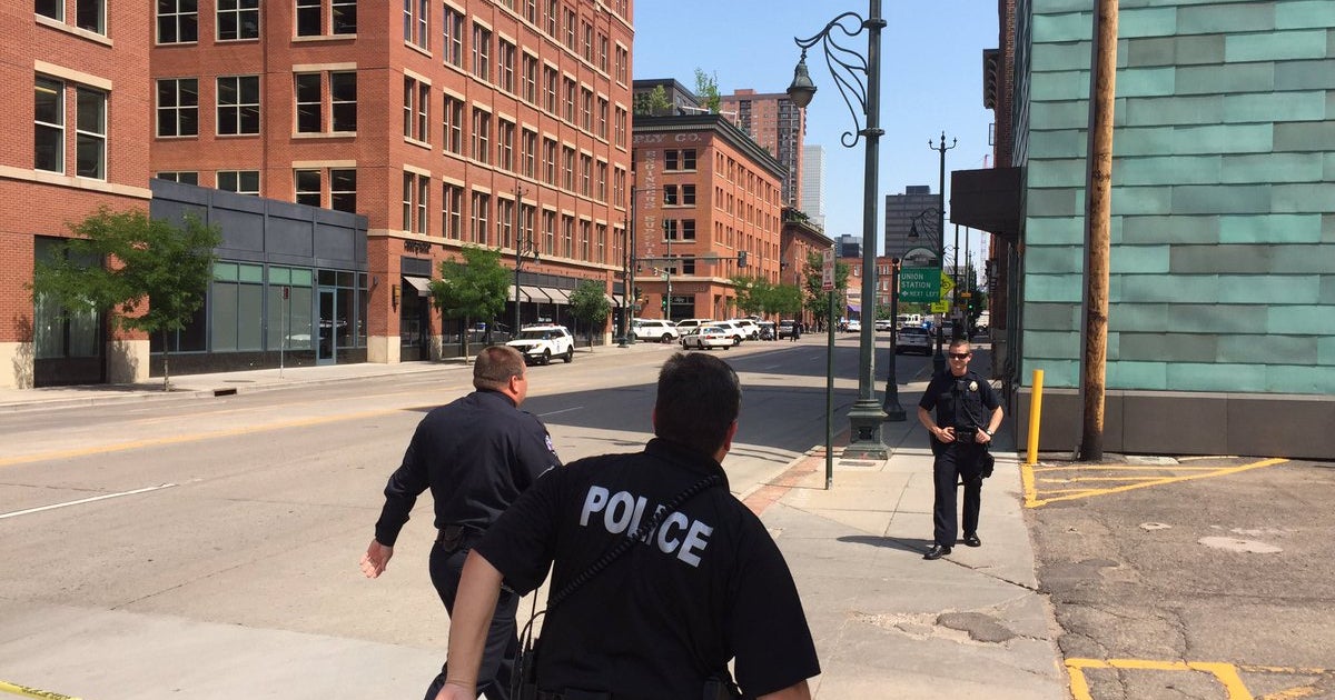 Cops: Gunman dead after shooting woman in downtown Denver - CBS News
