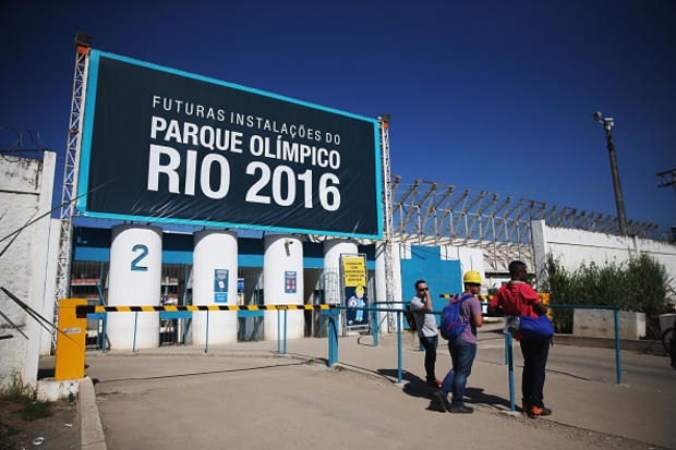 Olympics Construction Encroaches On Rio Favela 