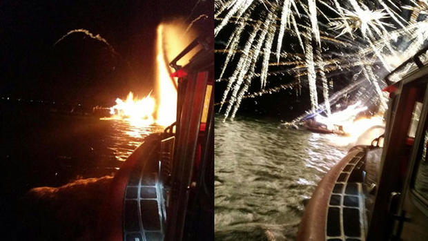 plymouth barge fire 