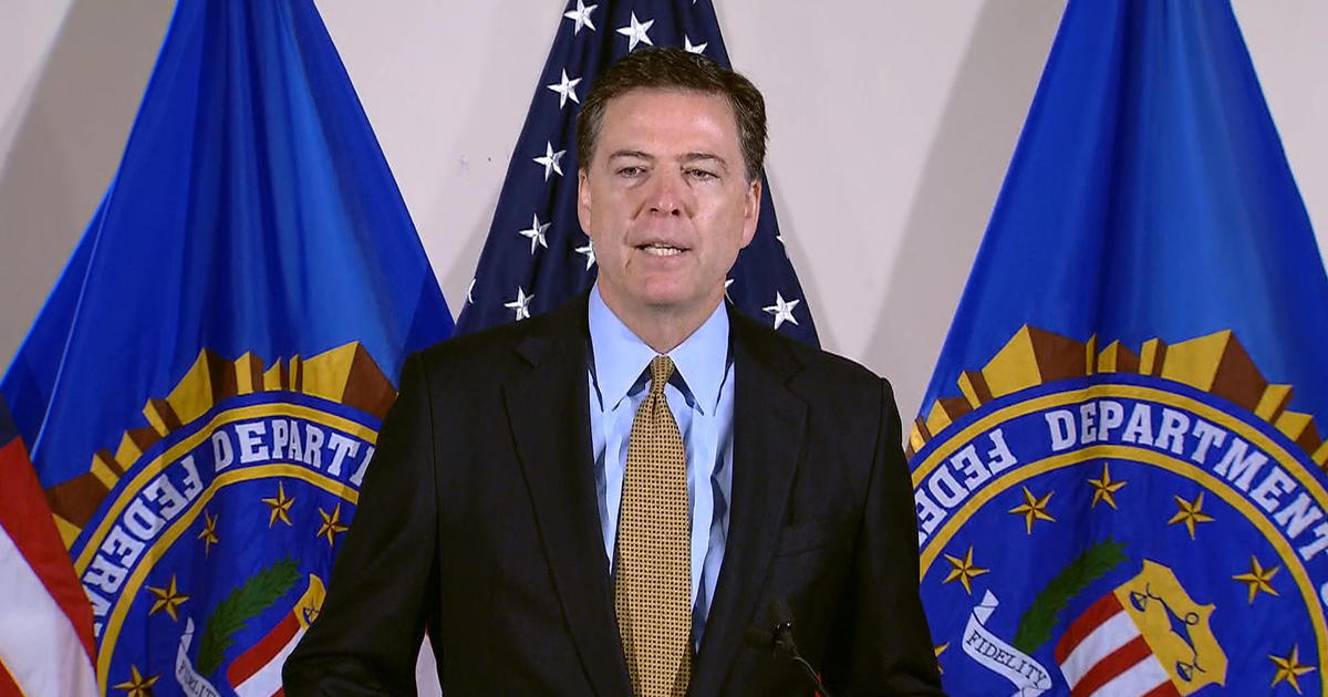 Fbi Director James Comey Says No Charges Against Hillary Clinton Are