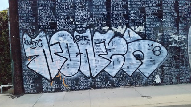 memorial vandalism 