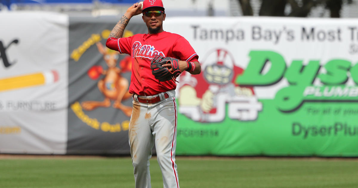 28 Feb 2016: J. P. Crawford of the Phillies during the spring