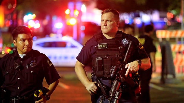 Police ambushed in Dallas