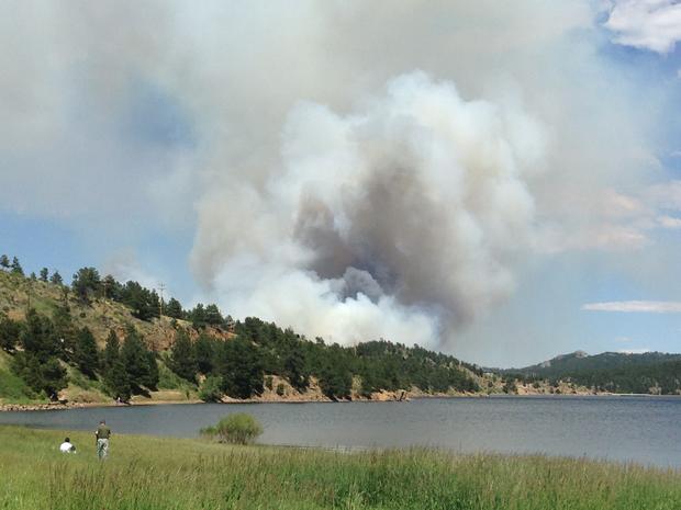 Cold Springs Fire In Boulder County Near Nederland 