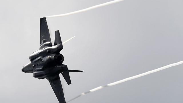 FILE PHOTO: A Lockheed Martin F-35 aircraft is seen at the ILA Air Show in Berlin, Germany 