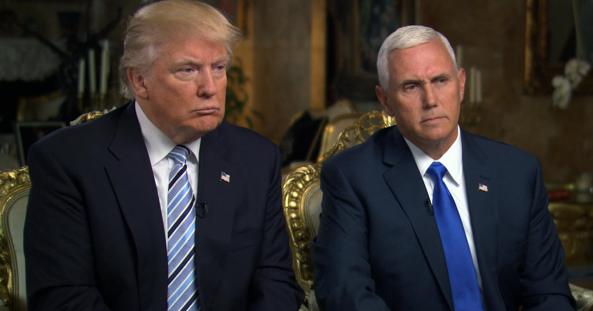 The Republican Ticket Trump and Pence CBS News