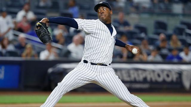 Aroldis Chapman hits 100 mph on his 2nd pitch of spring training