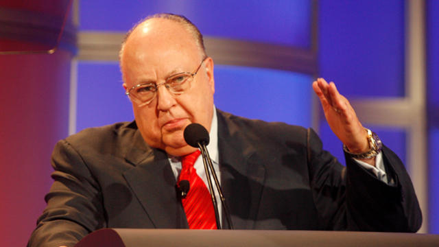 Roger Ailes, chairman and CEO of Fox News and Fox Television Stations, answers questions during a panel discussion at the Television Critics Association summer press tour in Pasadena, California, on July 24, 2006. 