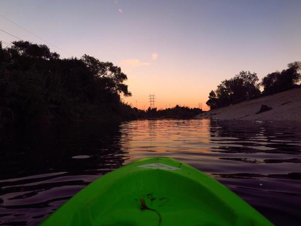 L.A. river kayak 