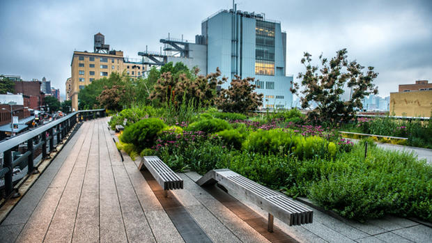 High Line Park in New York City 