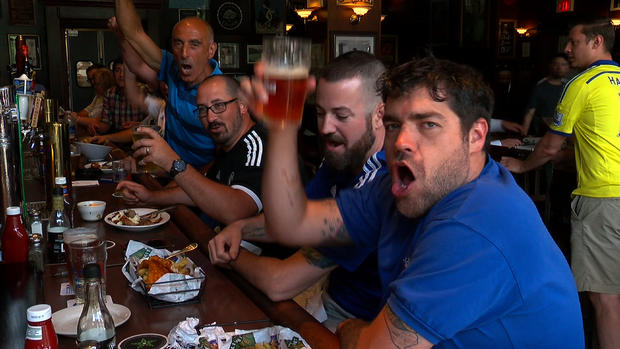Chelsea F.C. Fans At Brit's Pub 