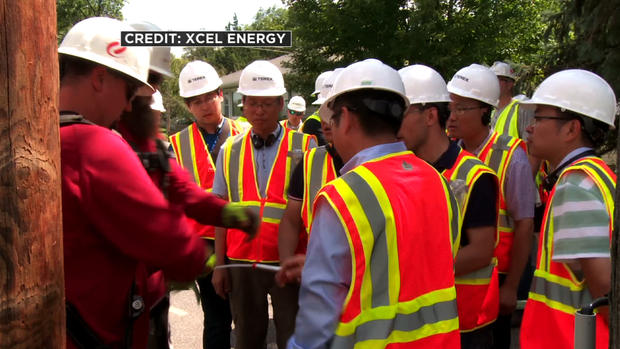 Chinese Delegates With Xcel Energy In Minnesota 