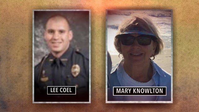 Punta Gorda Police ​Officer Lee Coel and Mary Knowlton 
