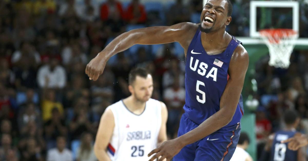 Kevin Durant - 2016 USA Basketball Men's National Team - Game-Worn Jersey