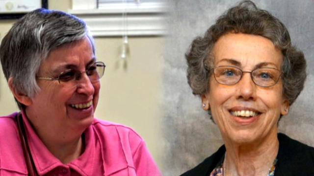 Sister Paula Merrill, left, and Sister Margaret Held, two nuns who worked as nurses and helped the poor in rural Mississippi, are seen photos provided by Sisters of Charity of Nazareth and the School Sisters of St. Francis. 