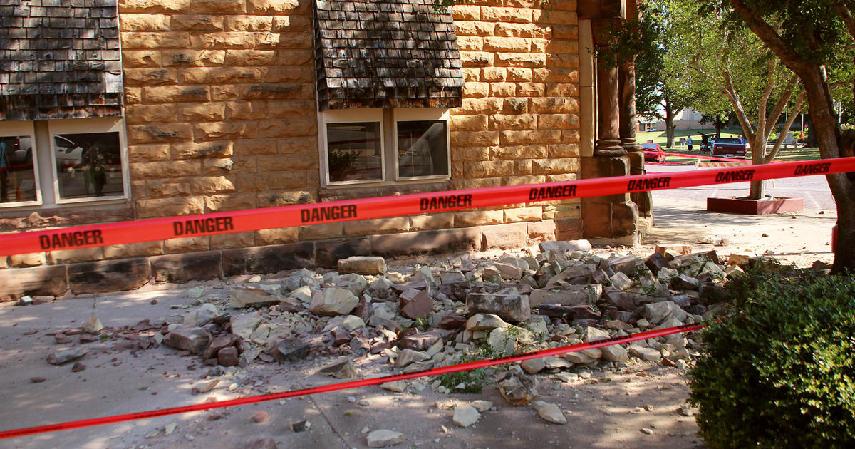 Record Tying Oklahoma Earthquake Felt As Far Away As Arizona Cbs News 