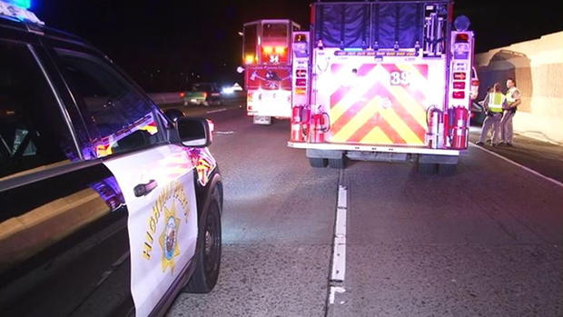 Interstate 680 Crash Scene Where Child Died 