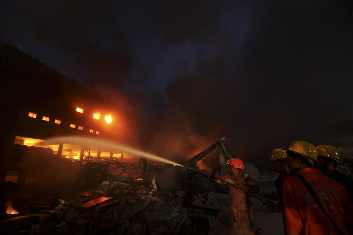 At least 23 dead in explosion, fire at Bangladesh factory - CBS News