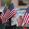 A memorial stands outside the Inland Regional Center, where 14 people were massacred by a married couple inspired by Islamist militants in San Bernardino, California, Jan. 4, 2016. 