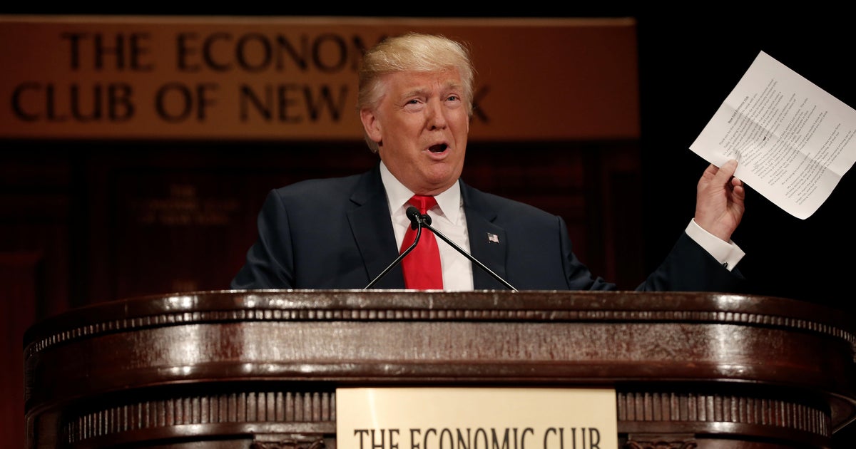 Trump Economic Club speech: Live stream of President Trump at the New ...