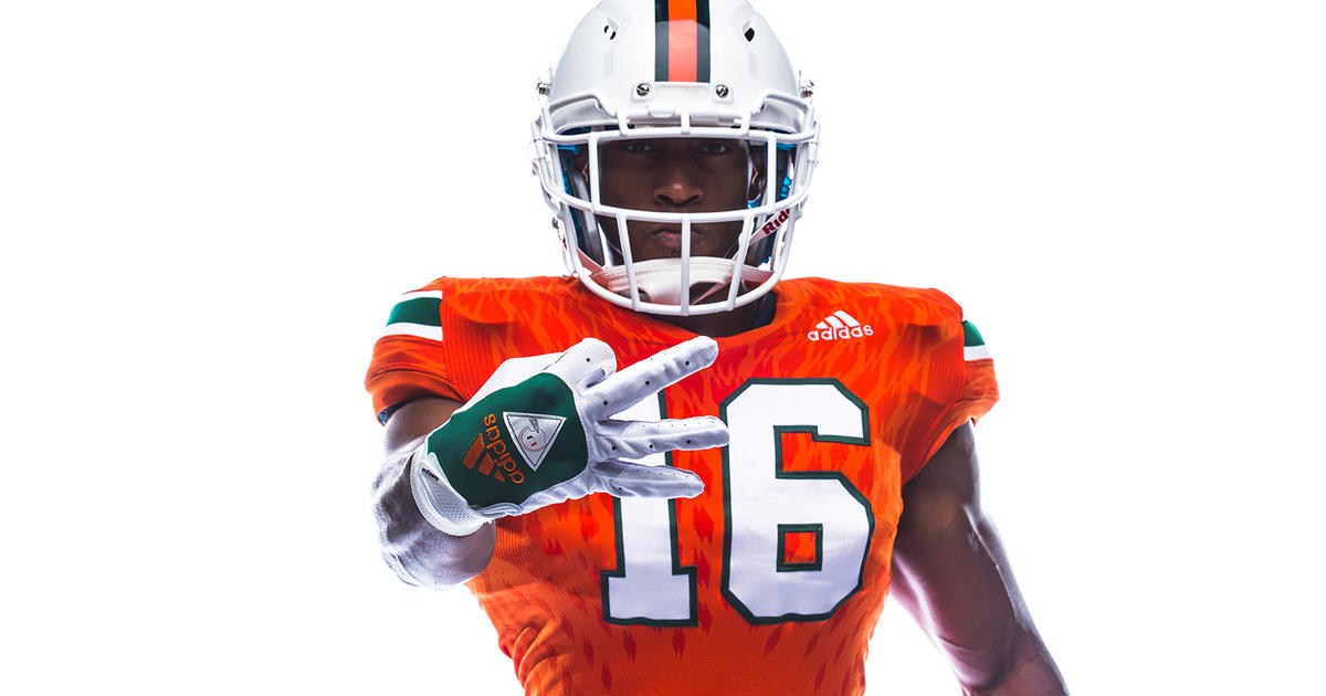 Heritage Uniforms and Jerseys and Stadiums - NFL, MLB, NHL, NBA, NCAA, US  Colleges: University of Miami Hurricanes Football Uniform and Team History