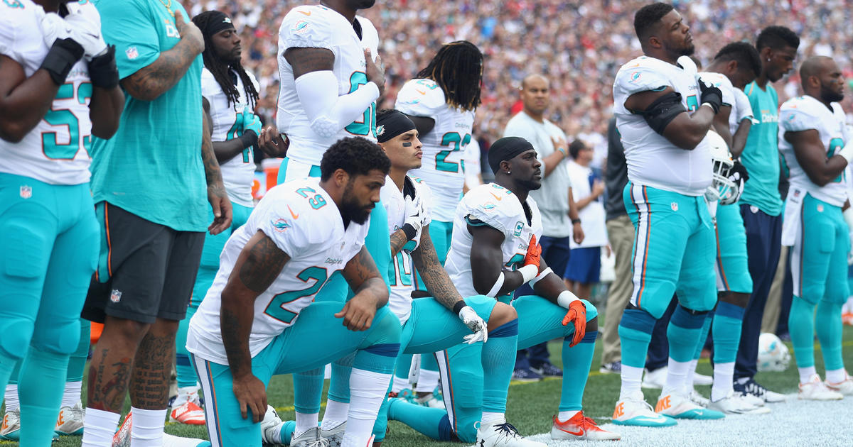 Dolphins Players Hold Town Hall Meeting Following Anthem Protests Cbs Miami 
