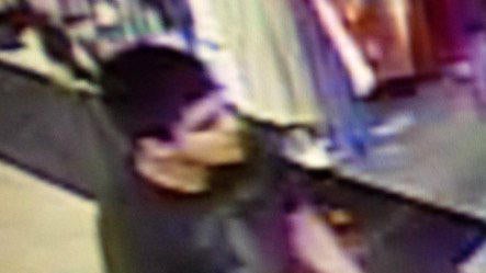 An image capture from surveillance video shows the gunman in a deadly mall shooting in Burlington, Washington, on Sept. 23, 2016. 