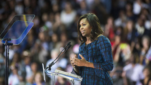 Michelle Obama Campaigns For Hillary Clinton In Philadelphia 