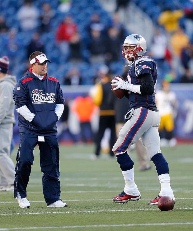 Josh McDaniels, Tom Brady - Pittsburgh Steelers v New England Patriots 