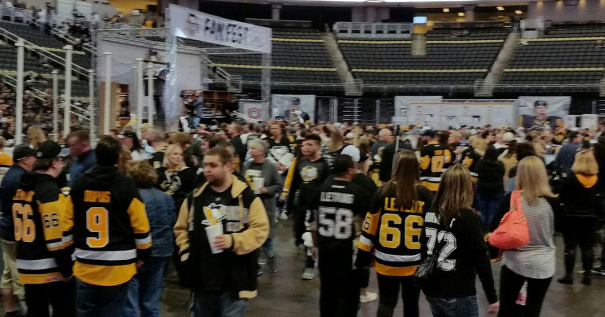 sovende dissipation gaffel Fans Celebrate Penguins, React To New Arena Name At 'Fan Fest' - CBS  Pittsburgh