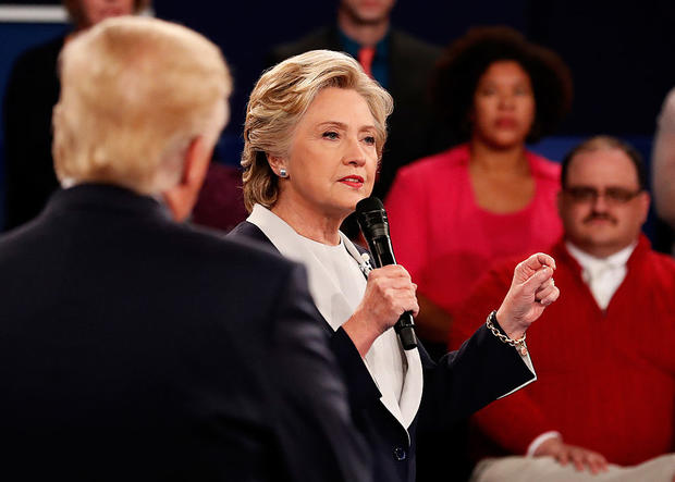 Candidates Hillary Clinton And Donald Trump Hold Second Presidential Debate At Washington University 