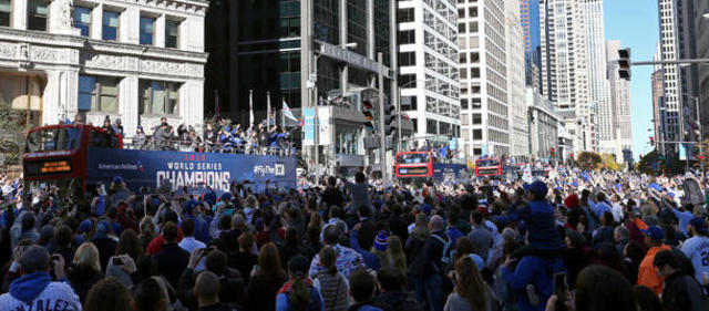 Millions celebrate winning Chicago Cubs with parade, rally - The Columbian