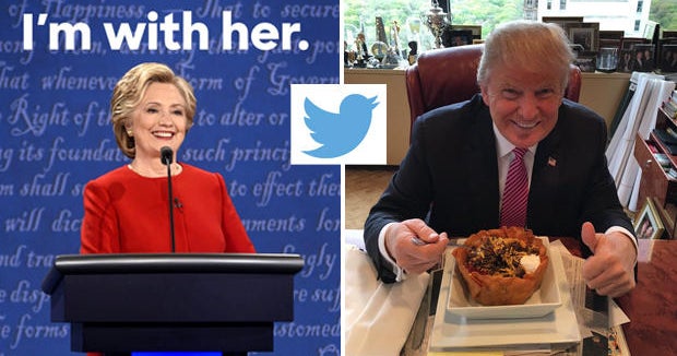 Donald Trump and Hillary Clinton's most popular tweets of 2016 - CBS News