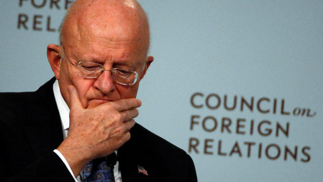 Director of National Intelligence James Clapper speaks at the Council on Foreign Relations in New York City Oct. 25, 2016. 