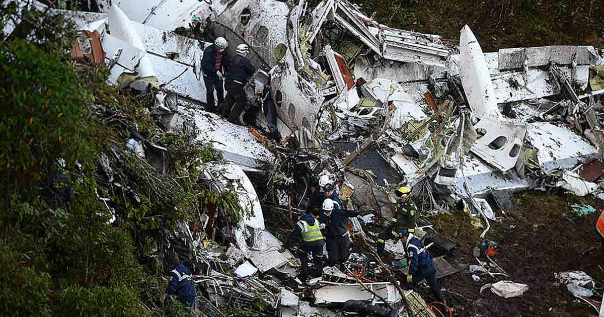 Brazilian soccer team's plane crashes in Colombia; 75 dead
