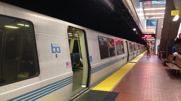 BART Train at Downtown Berkeley Station 