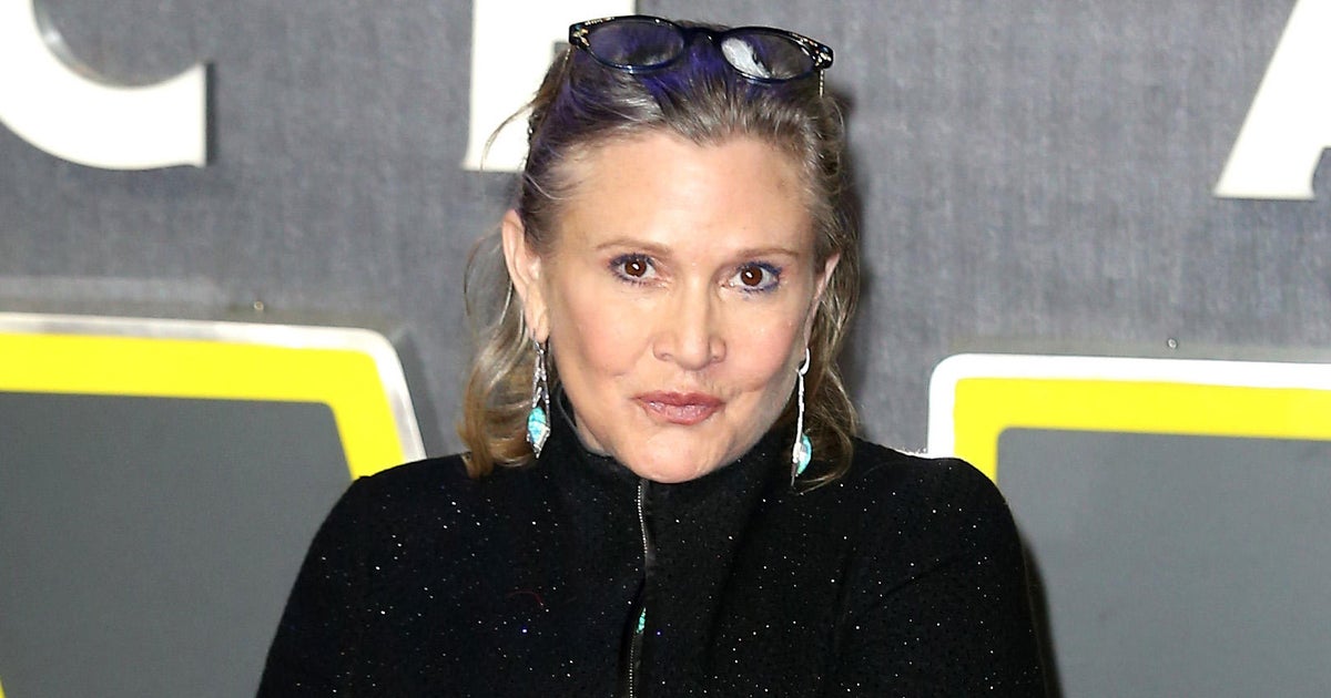 Carrie Fisher dead Stars react CBS News(01)