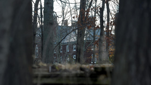 A Russian compound, which was ordered to be closed and vacated, is seen in Upper Brookville, Long Island, New York, on Dec. 30, 2016. 