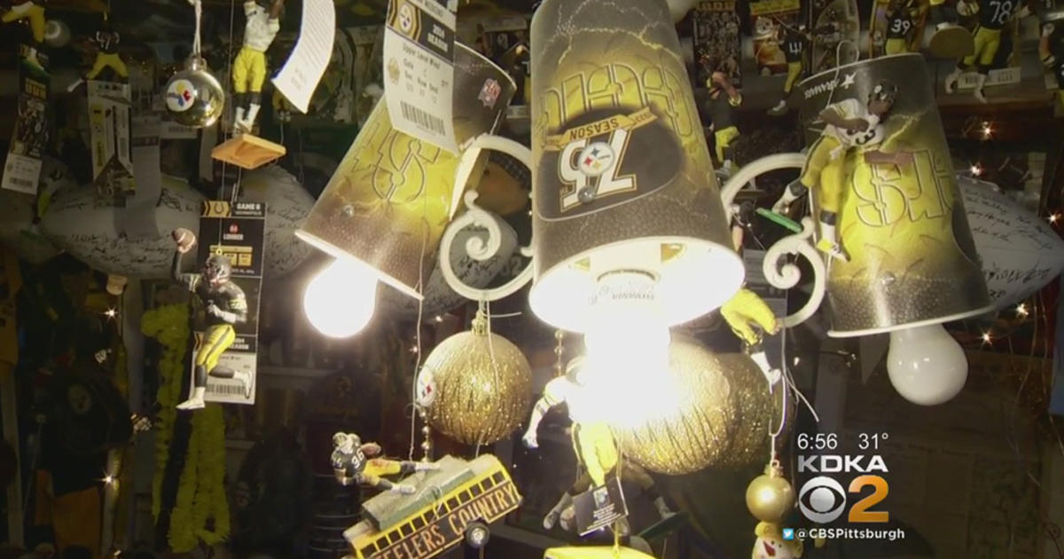 Steelers 'Man Cave' Taken To New Level With Homemade Mementos