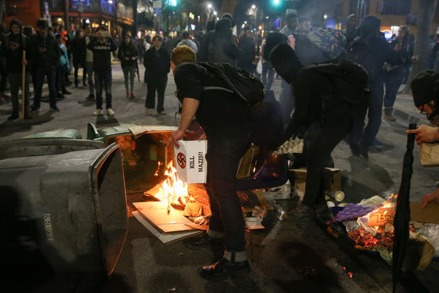 Violent Protests Erupt At UC Berkeley Against Speech By Breitbart Writer 