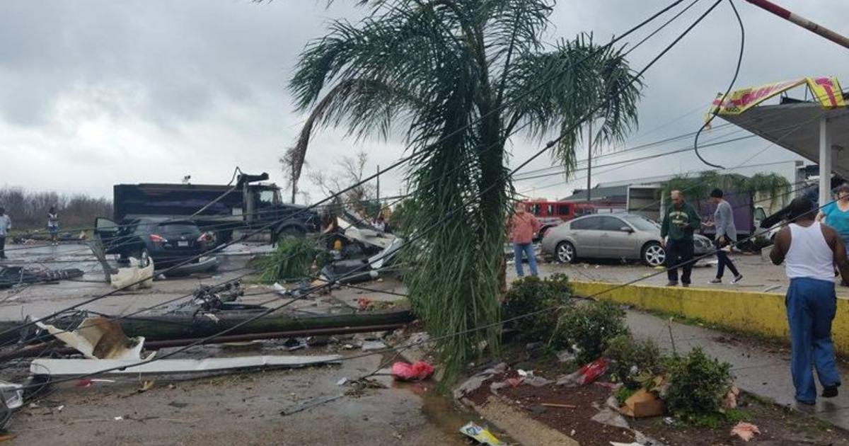 Nws Confirms 3 Tornadoes Hit South Louisiana Cbs Texas 