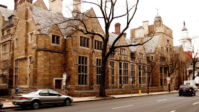 This Feb. 2, 2007, file photo shows Calhoun College, one of the 12 residential colleges housing Yale undergraduates at Yale University in New Haven, Conn. 