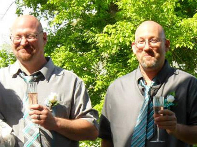 Wayne Wright, left and Mark Sievers 